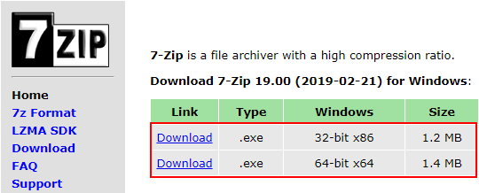 7-Zip downloaden