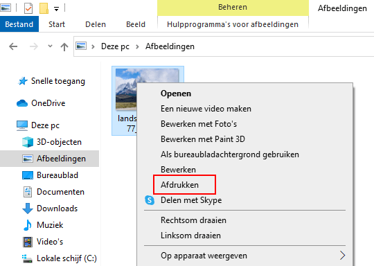 Jpg Of Png Afbeelding Converteren Naar Pdf In Windows 10