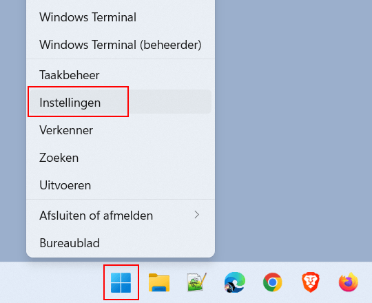 Windows 11 instellingen openen